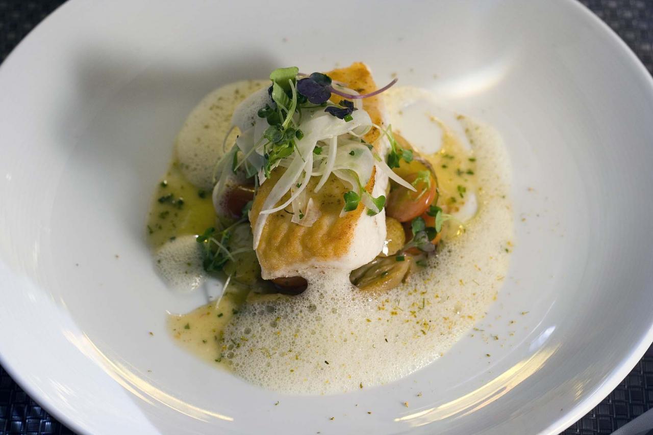 Halibut and fennel